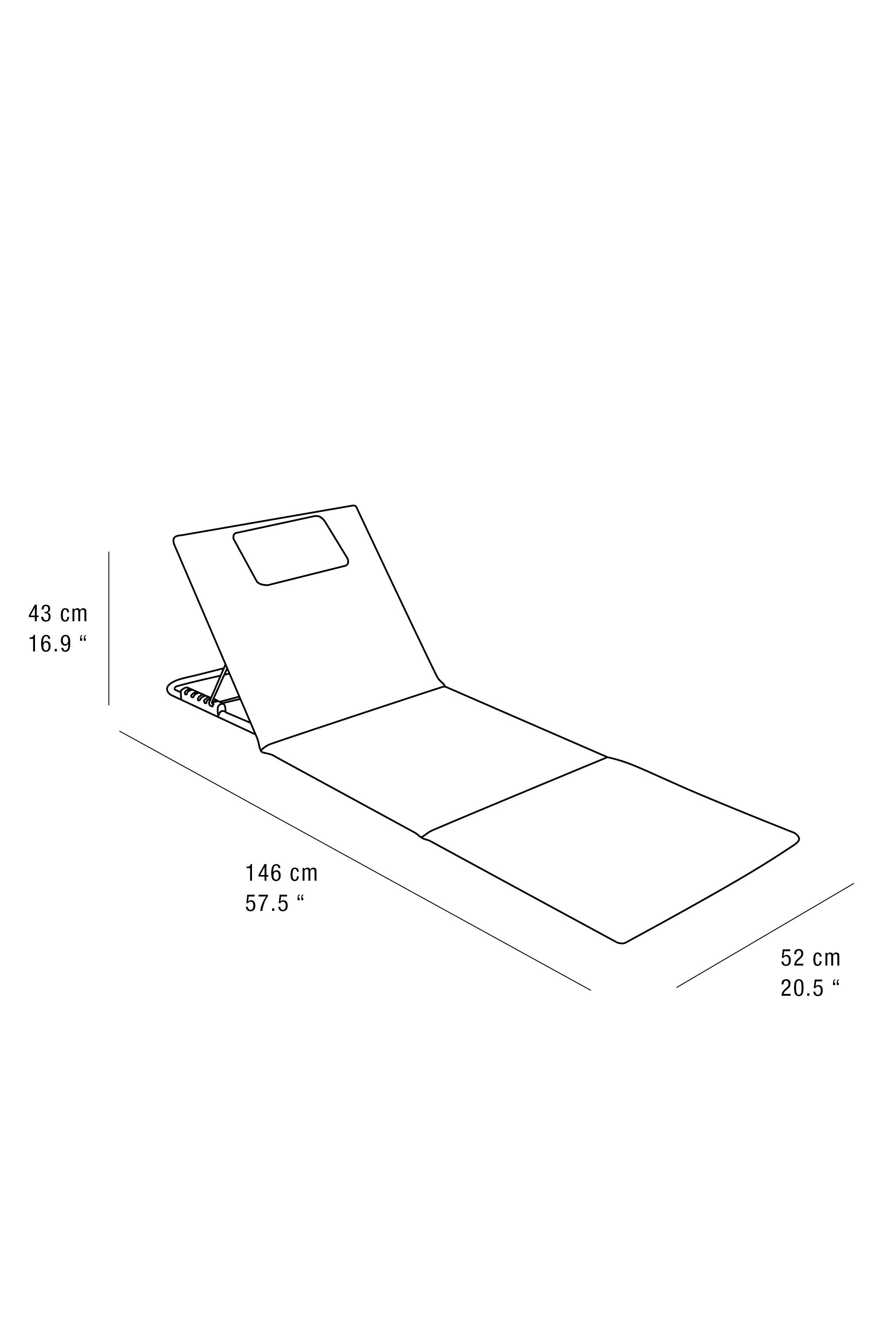 FOLDABLE BEACH FLOOR LOUNGER